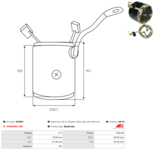 Carcasse de démarreur SF5021