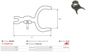 Fourchette de démarreur SDK9008