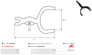 Fourchette de démarreur SL9014S