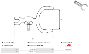 Fourchette de démarreur SL1001