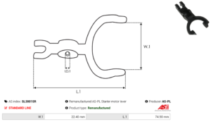 Fourchette de démarreur SL3001SR