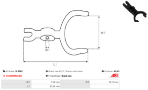Fourchette de démarreur SL3002