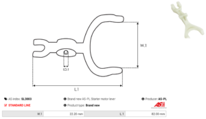Fourchette de démarreur SL3003