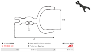 Fourchette de démarreur SL3004