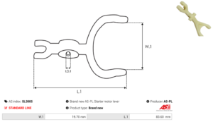 Fourchette de démarreur SL3005