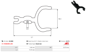 Fourchette de démarreur SL3008