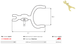 Fourchette de démarreur SL3011