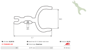 Fourchette de démarreur SL3013S