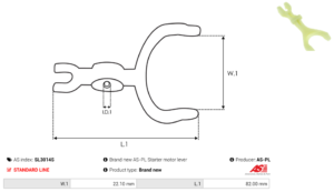 Fourchette de démarreur SL3014S