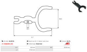 Fourchette de démarreur SL3015S