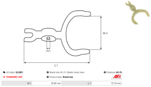 Fourchette de démarreur SL5001