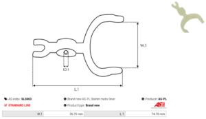 Fourchette de démarreur SL5003