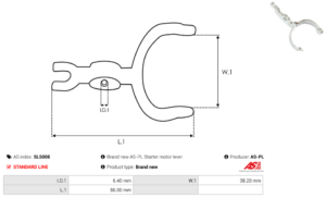 Fourchette de démarreur SL5008