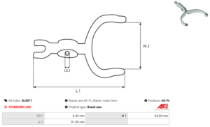 Fourchette de démarreur SL5011