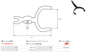 Fourchette de démarreur SL5015