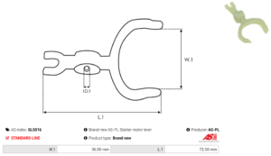 Fourchette de démarreur SL5016