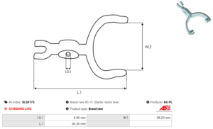 Fourchette de démarreur SL5017S