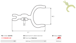 Fourchette de démarreur SL5018S