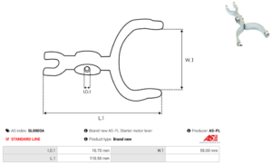 Fourchette de démarreur SL0003A