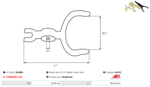 Fourchette de démarreur SL6004