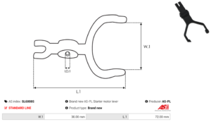 Fourchette de démarreur SL6008S