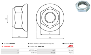 Vis/Ecrou ARS4005