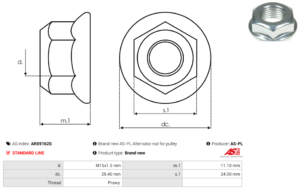 Vis/Ecrou ARS9162S