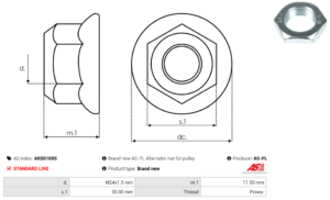 Vis/Ecrou ARS0109S