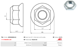 Vis/Ecrou ARS0040(BULK)