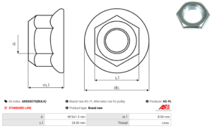 Vis/Ecrou ARS5027S(BULK)
