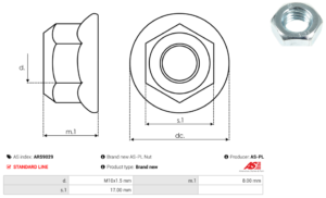 Vis/Ecrou ARS9029