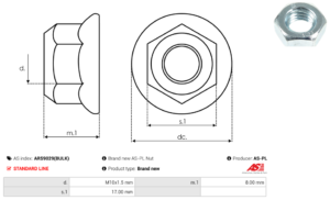 Vis/Ecrou ARS9029(BULK)