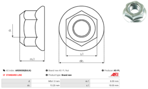 Vis/Ecrou ARS9030(BULK)