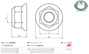 Vis/Ecrou ARS9092S