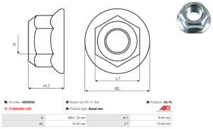 Vis/Ecrou ARS9032