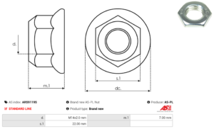 Vis/Ecrou ARS9119S
