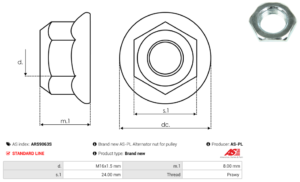 Vis/Ecrou ARS9063S