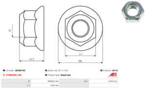 Vis/Ecrou ARS9074S