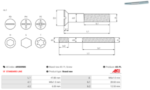 Vis/Ecrou ARS0098S