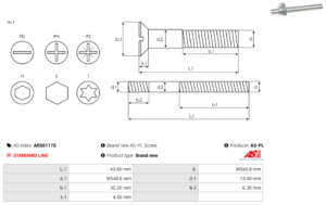 Vis/Ecrou ARS0117S