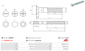 Vis/Ecrou ARS3011