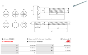 Vis/Ecrou ARS3013
