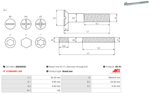 Vis/Ecrou ARS3025S