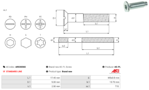 Vis/Ecrou ARS3026S