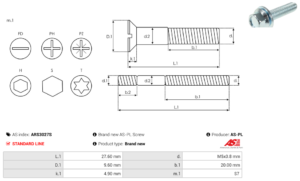 Vis/Ecrou ARS3027S