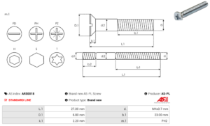 Vis/Ecrou ARS0018