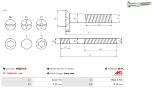 Vis/Ecrou ARS2041S