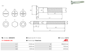 Vis/Ecrou ARS2047S