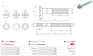 Vis/Ecrou ARS4013