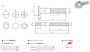 Vis/Ecrou ARS4021S